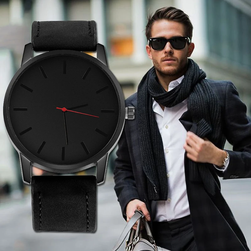 

Relojes hombre 2019 Ultra-thin Men Watch Top Brand Luxury Men's Watch Fashion Watch Mens Leather Casual relogio masculino