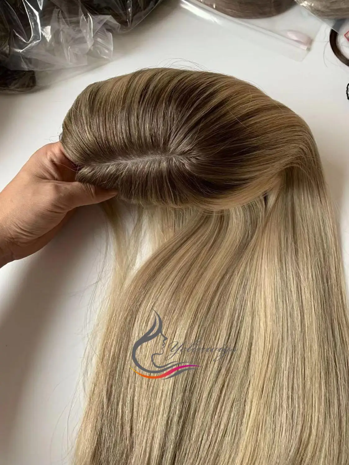 Европейские волосы европейские Kippah Осенние Кошерные волосы|Пряди волос и парики|