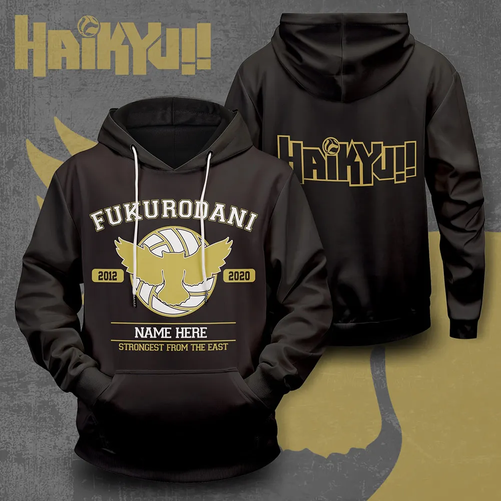 

Haikyuu Coaplsy Hoodie Adult Hooded Sweatshirt Pullover