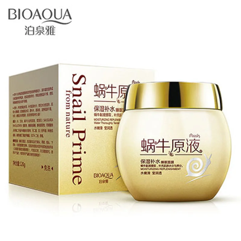 BIOAQUA Улитка секреция гидрогель Спящая маска для лица старение увлажняющая без