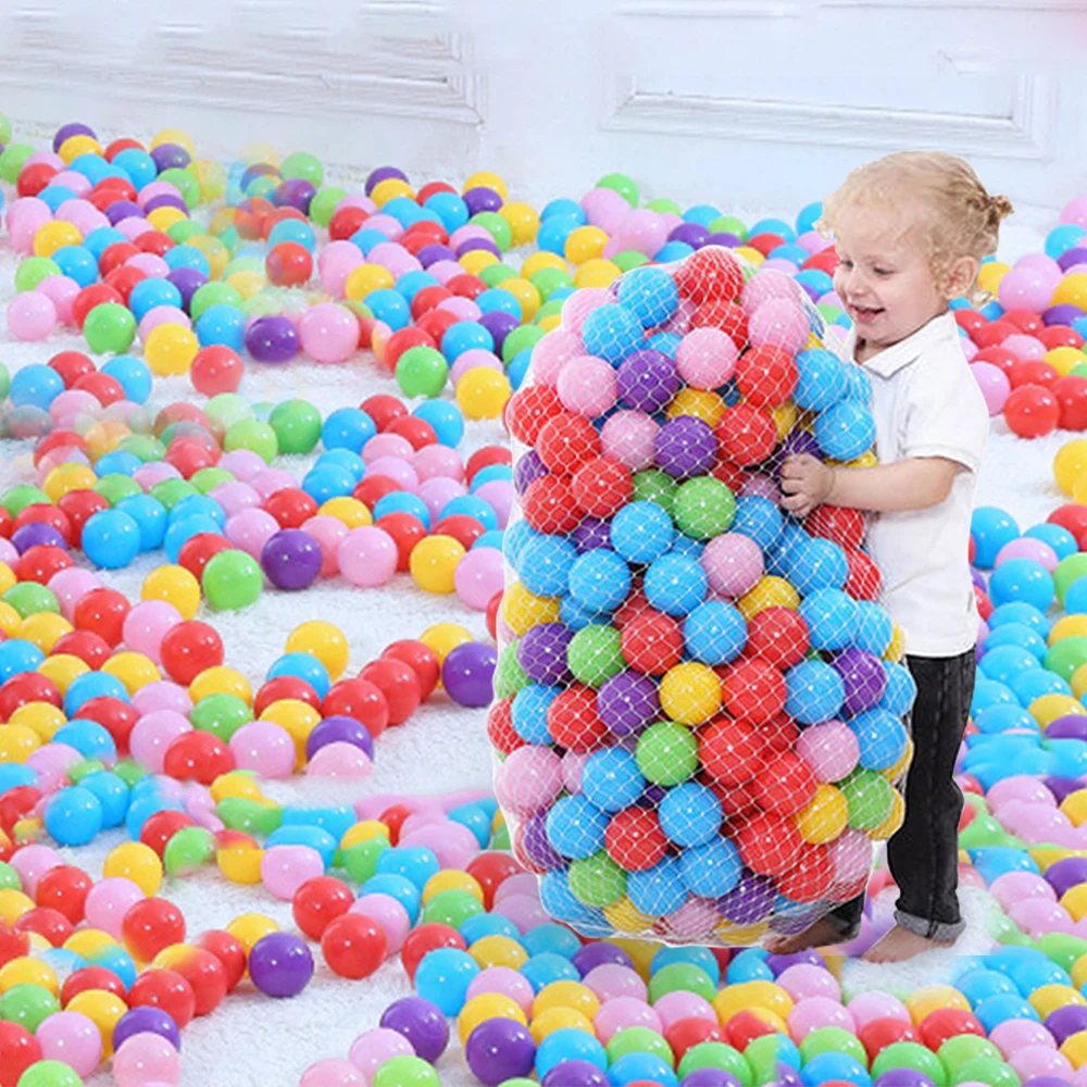 

Colors Baby Plastic Balls Water Pool Ocean Wave Ball Kids Swim Pit With Basketball Hoop Play House Outdoors Tents Toy Dia 5.5CM