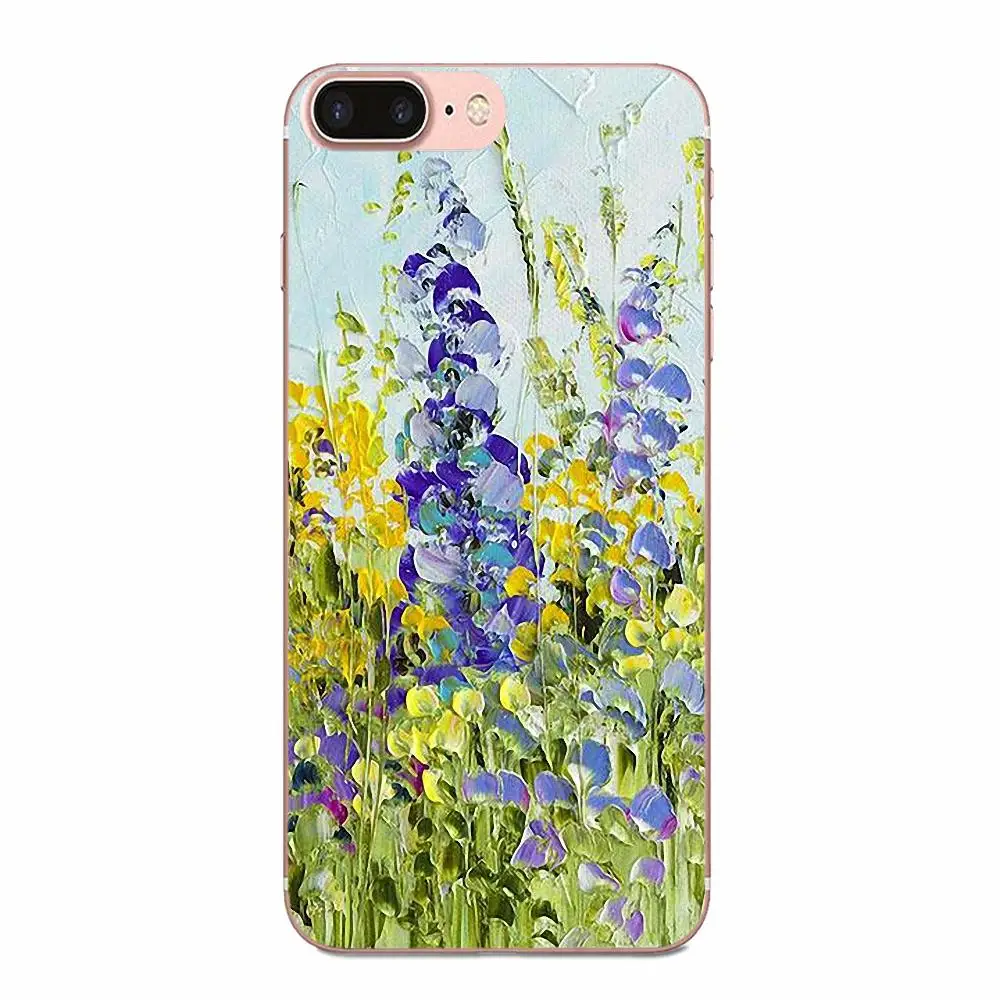 Рисование цветов масляными красками мягкие популярные для Huawei NOVA 2 V20 Y3II Y5 Y5II Y6 Y6II