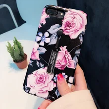 Для iPhone X Xs Max XR 8 7 Чехол простой цветок телефон чехол для 6 6S Plus SE
