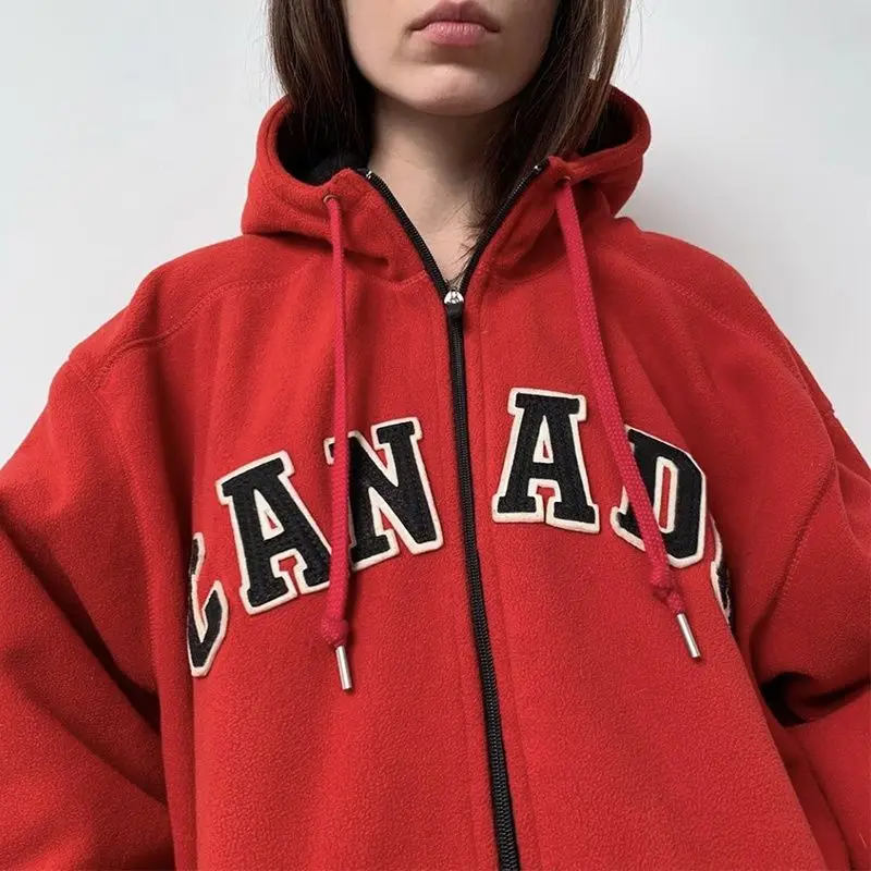 

Куртка женская на молнии, в стиле хип-хоп, осень 2021