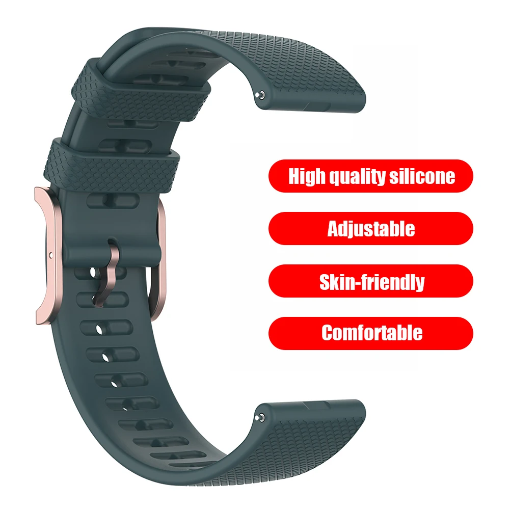 

22mm Silicone Sport Watch Strap for Samsung Galaxy Huawei Huami Honor Ticwatch Replacement Wrist Band One Size