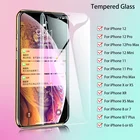 Закаленное стекло для iPhone 12, 7, 8, 6 Plus, 3 шт., Защита экрана для iPhone X, XS, XR, 12, 11 Pro Max, 12 Mini, защитное стекло