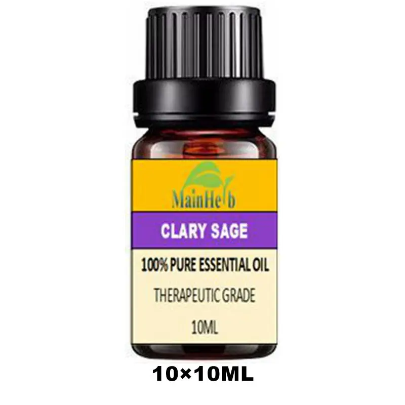 

Clary Sage Essential Oil For Promote Cell Regeneration, Especially For Hair Growth Scalp Region.