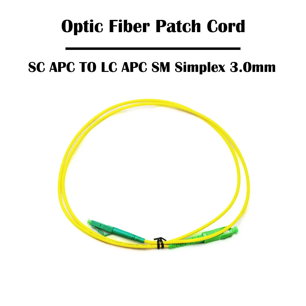 10 шт. 3 0 м SC к LC волоконный патч-корд UPC/APC Одномодовый мультимодовый симплексный мм