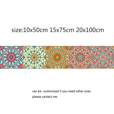 Красочная наклейка на стену в испанском стиле для плитки кухни ванной туалета