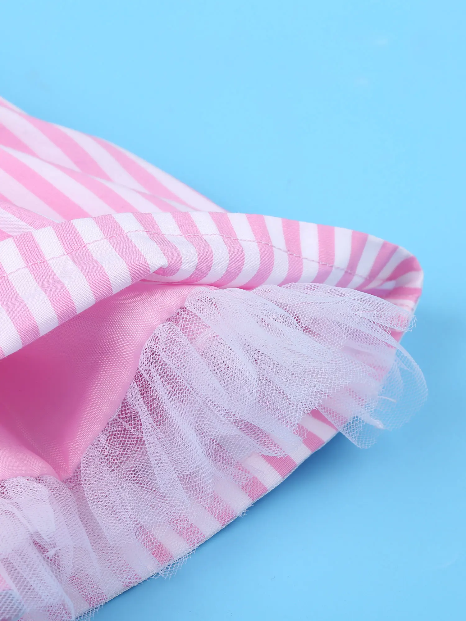 

Low Waist Women's Skirts Striped Pleated Skirt Kawaii Sweet Mini Skirts Dance Skirt Zipper Pink Lace Trim Miniskirt Girl Clothes