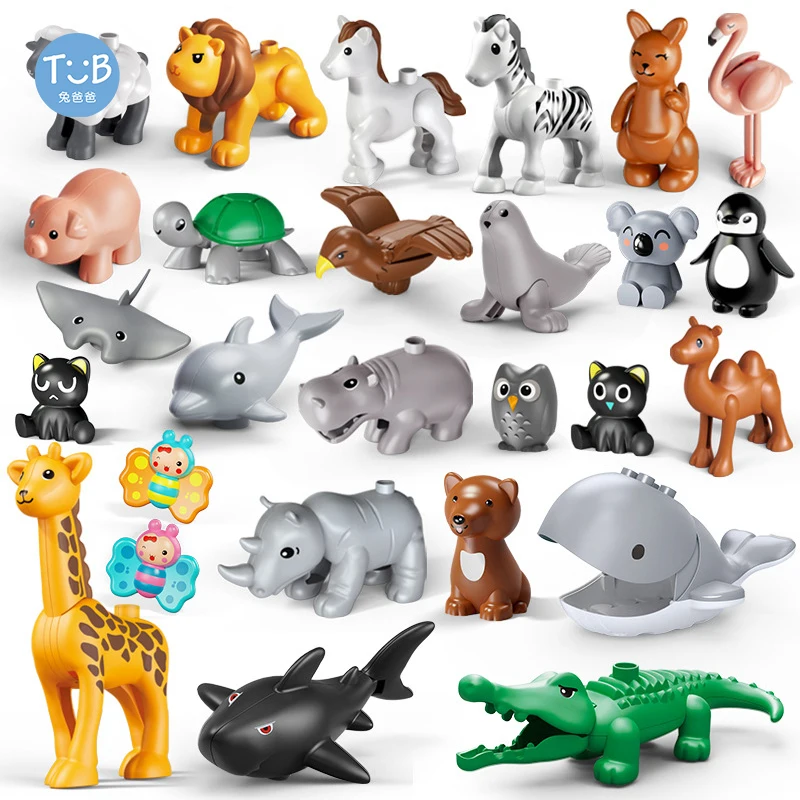 Строительные блоки большого размера морская ферма аксессуары для животных