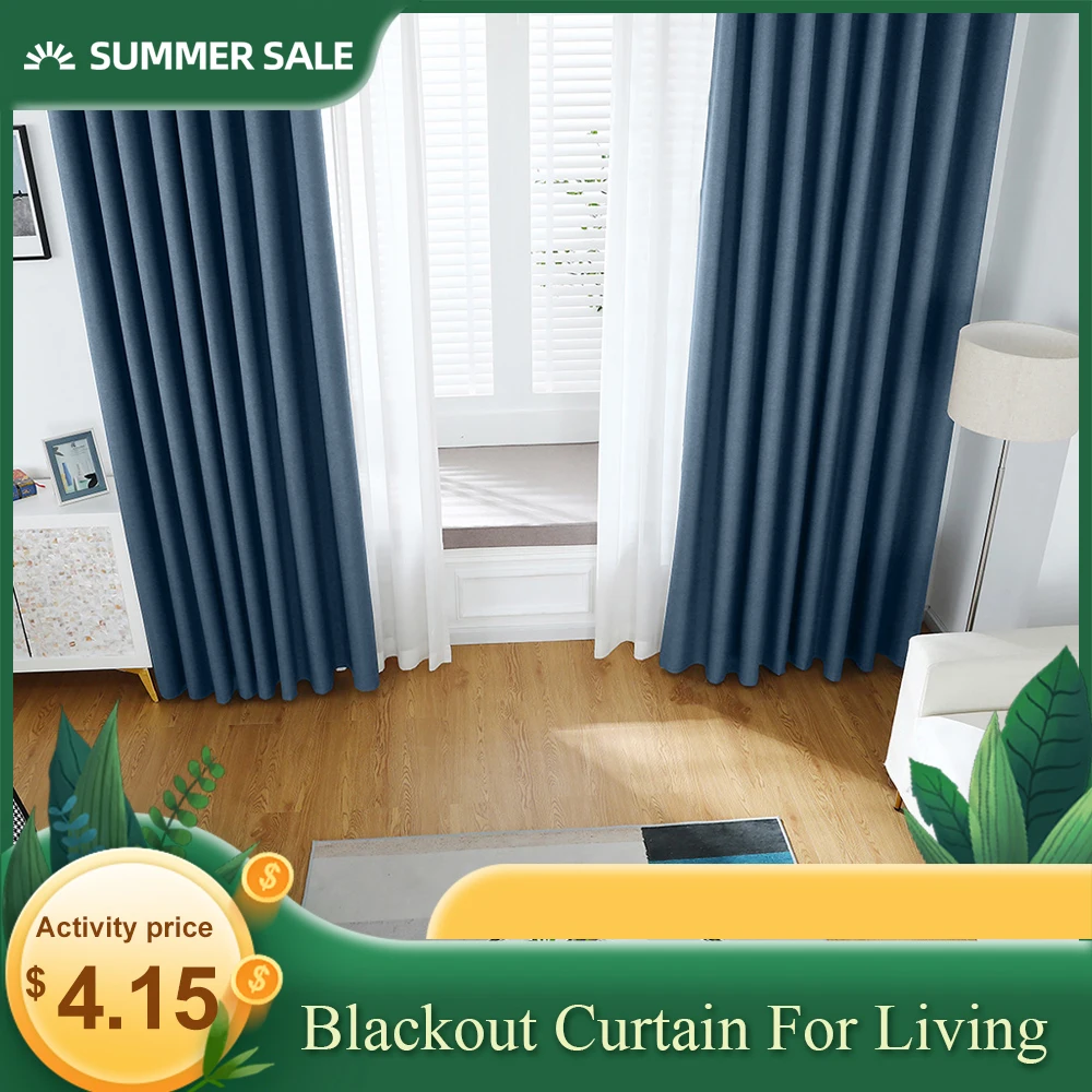 Плотные затемняющие шторы 2 панели для гостиной домашнего декора спальни | Дом и