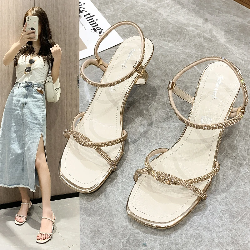 Женские бархатные босоножки удобные черные прозрачные с высокой эластичностью