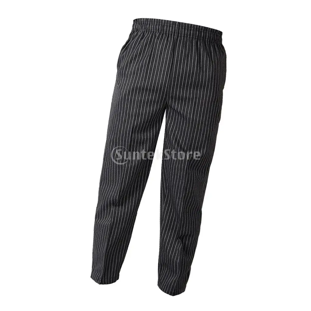 Cook Trousers Kitchen Catering Polyester Baggy Chef Pants Workwear Uniform 4 Patterns 5 Sizes Optional | Дом и сад