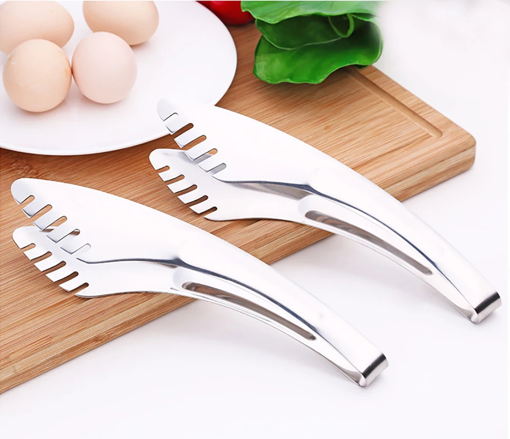 

1pc Stainless Steel Kitchen Tong Heat Resistant Hollow-Out Barbecue Tongs Food Tongs Kitchen Tools BBQ Tools Accessories