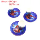 2040 шт., одноразовые наборы посуды Человек-паук