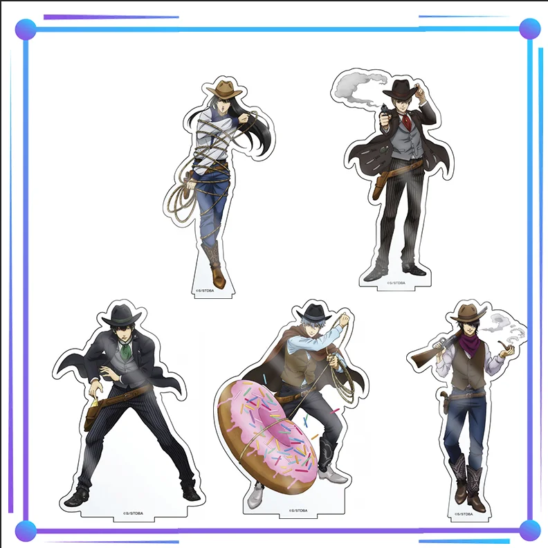 

Настольное украшение из аниме GINTAMA, Саката, гинтоки, Шимура, шиньпачи, кагура, акриловая фигурка, демонстрационная модель, пластина, косплей, ...