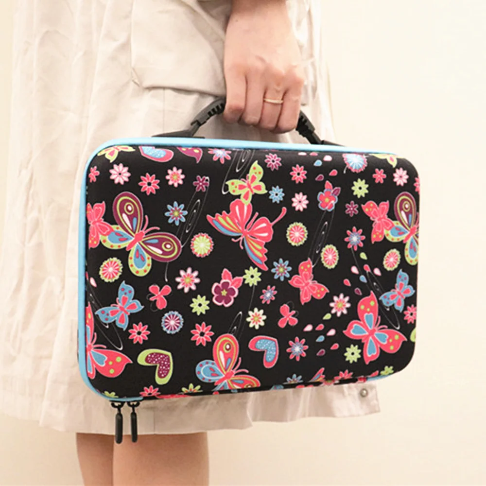 Коробка для хранения аксессуаров для вышивки бисером и крестиком с алмазной живописью, включающая 60 бутылок.