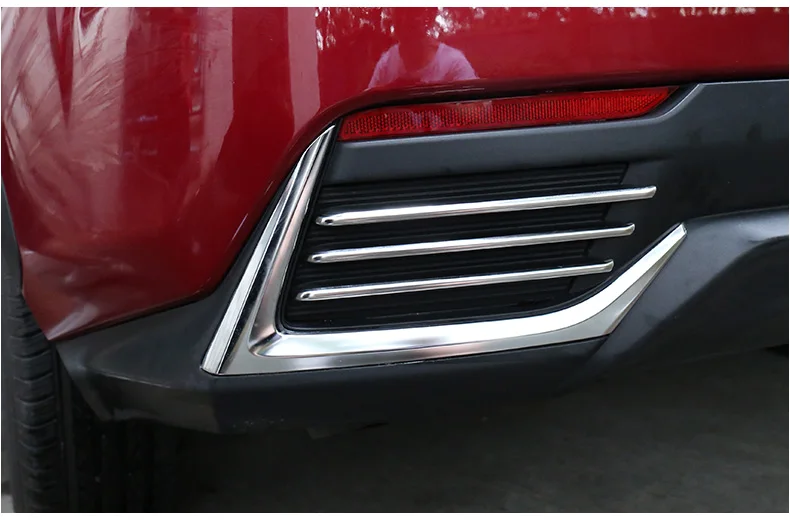 Lsrtw2017 для Lexus NX NX200 NX300h Автомобильный задний бампер на выходе отделка салона АБС Декоративные интерьерные аксессуары для формовки