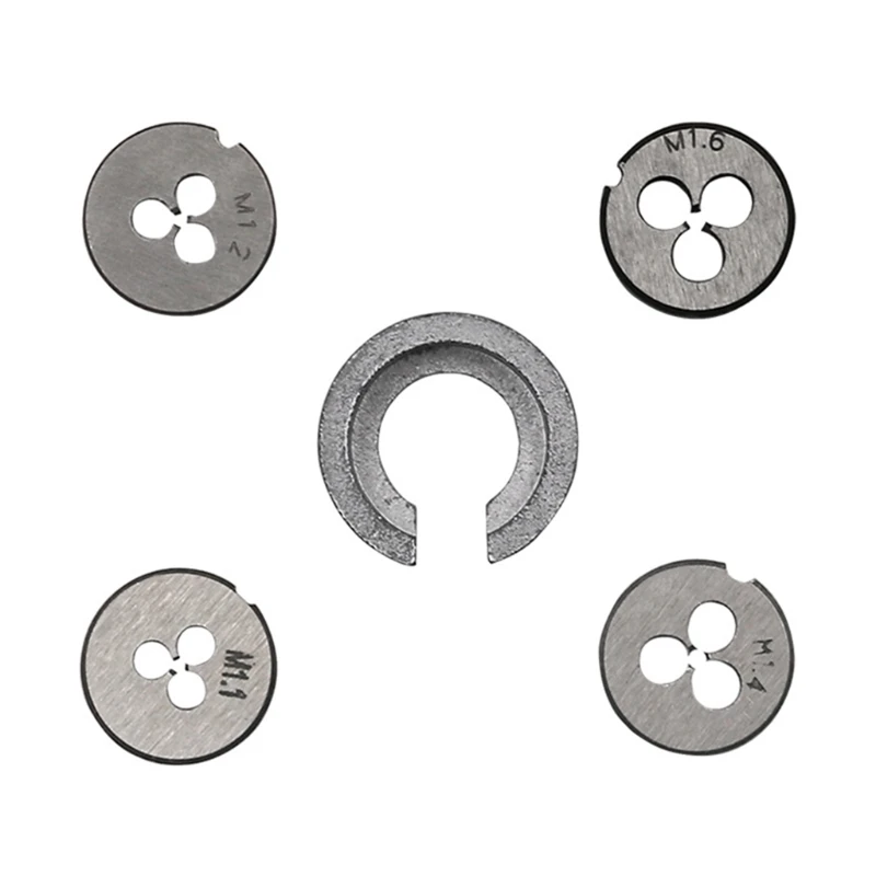 

1Set Mini HSS Metric Taps Dies Wrench Handle Kit M1-M1.6 Screw Thread Making New