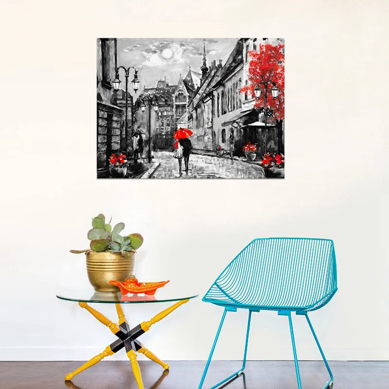 Настенные художественные плакаты с рисунком черного белого и красного цветов