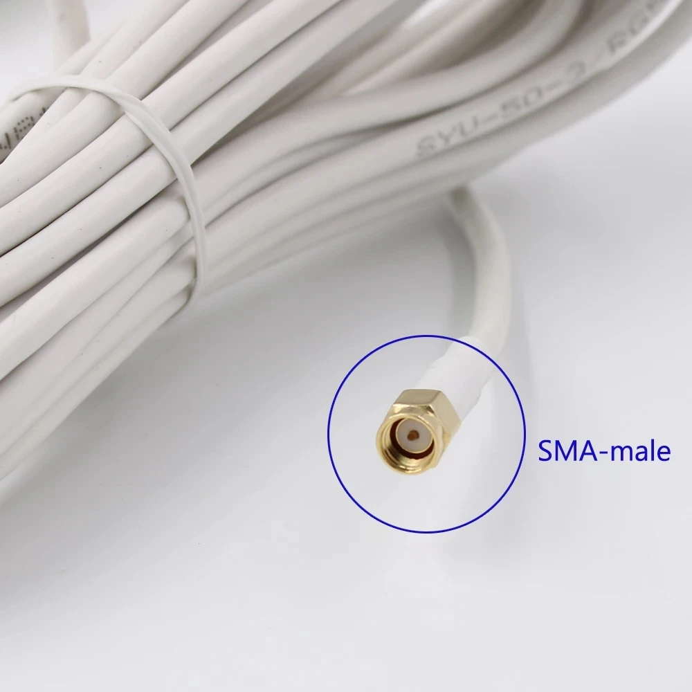 700-2700mHz 3G 4G lte antenna SMA male 20-25dBi antennas outdoor antenne with 10m cable for Huawei ZTE router modem