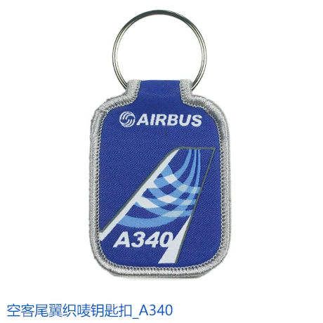 A340 Логотип Airbus Синий воздушный хвост брелок A320 A330 A340 A350 A380 багажная сумка бирка подарок для авиационного летного экипаж, пилот - Цвет: A340