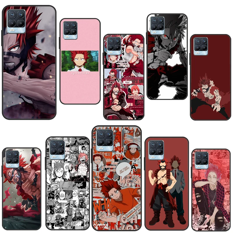 Чехол для OnePlus 9R 8T 9 10 Pro Nord 2 чехол Eijiro Kirishima Hero академия OPPO Realme 8 C21 C3 GT Neo Master 8i 9i -