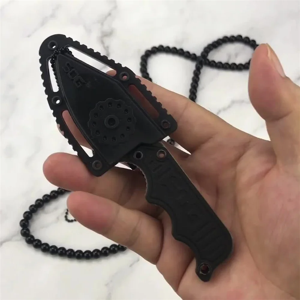 Нож SOG Mini с фиксированным лезвием поясной нож в стиле Танг 1 9 дюйма чехол для