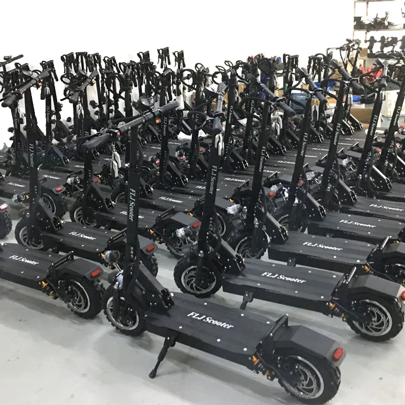 Preise FLJ Erwachsene Elektrische Roller Mit 60V/3200W Motoren Leistungsstarke Tretroller Fett Reifen Faltbare Elektro-scooter Erwachsene