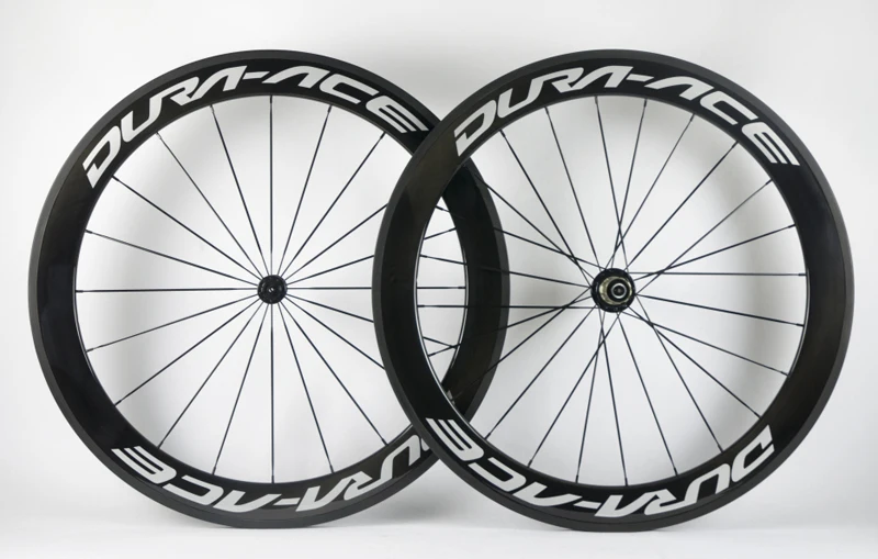 Высококачественные Углеродные колеса OEM ACE 60 мм с Powerway R36 втулки 700c клинчерная