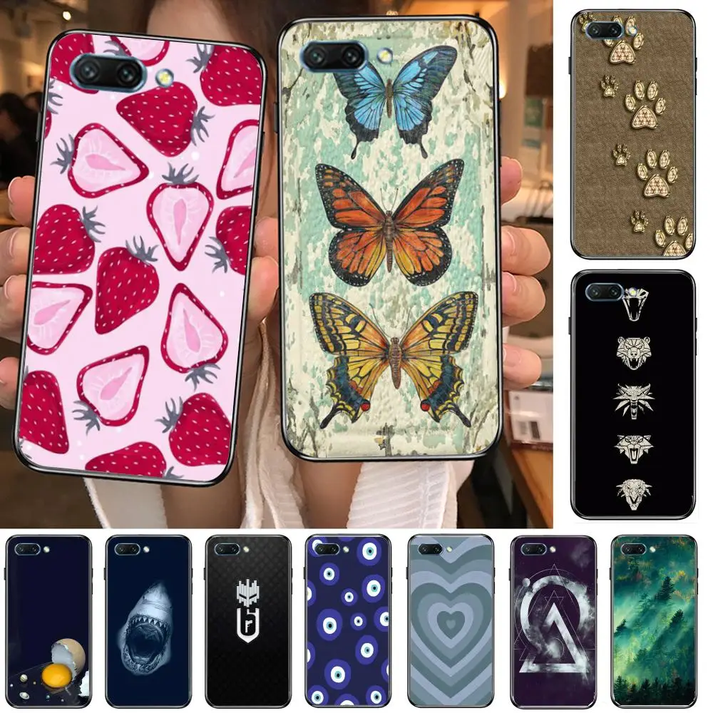 

Exquisite products clear Phone Case For Huawei Honor 10 9 8 7 N Pro Lite A C RU Black Etui Coque Hoesjes comic fashion