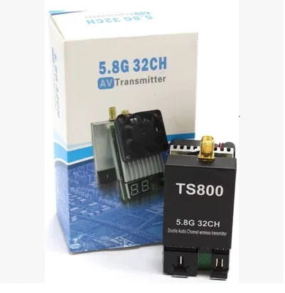 Boscam 5,8G 5,8 Ghz 32CH 1500mw TS800 FPV беспроводной AV мини передатчик Tx с антенной/светодиодный дисплей Поддержка AAT отслеживания