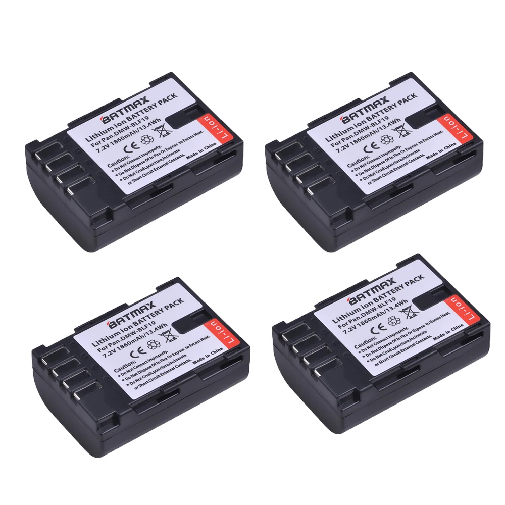 Аккумулятор Batmax DMW-BLF19 DMW BLF19 BLF19E BLF19e DMW-BLF19PP для Panasonic Lumix GH3 GH4 GH5 | Электроника