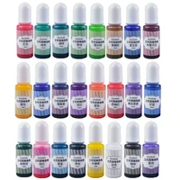 24 colors epoxy resin pigment liquid epoxy resin dye translucent resin colorant for epoxy resin coloring paint diy craft