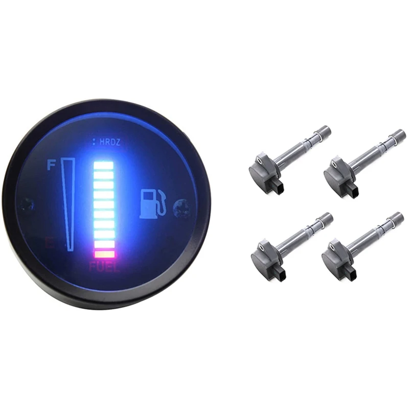 

1 шт. 24 В 2 дюйма 52 мм Универсальный Уровень топлива для автомобиля мотоцикла и 1 комплект 30520-PGK-A01 четыре катушки зажигания