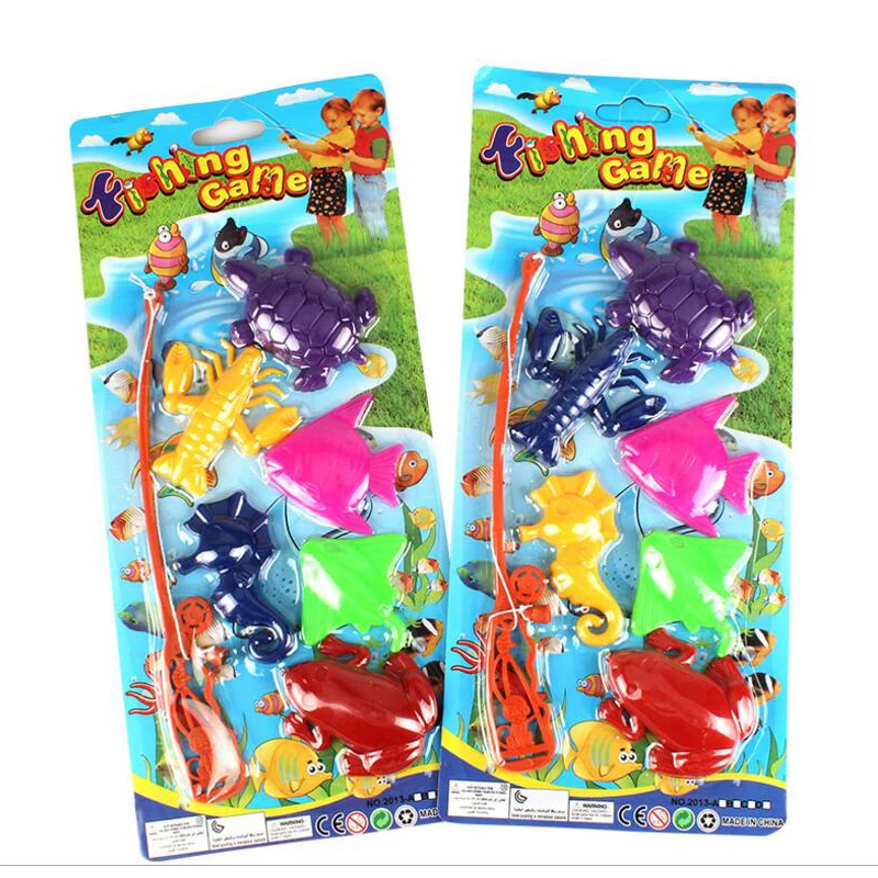 Детские магнитные игрушки для рыбалки интерактивные родителей и детей детские 3D