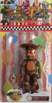 With box Five Nights At Freddy фигурка игрушка из фнаф Бонни Фокси Фредди Fazbear медведь куклы игрушки DIY сборка - Цвет: With box