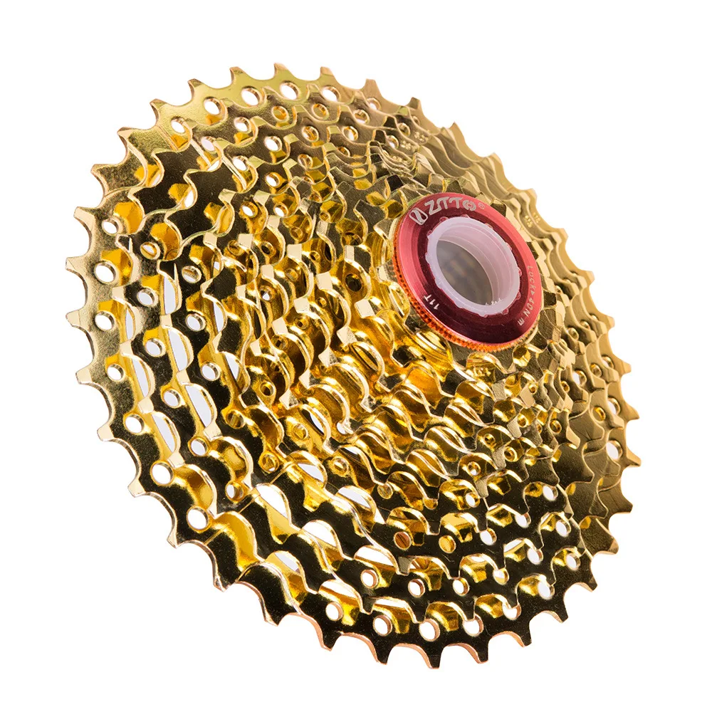

ZTTO MTB 10 Speed Cassette 11-36T Road Bike Golden Flywheel Durablefor M610 XT M785 SLX M670 M975 K7 NX GX MTB Parts Accessories