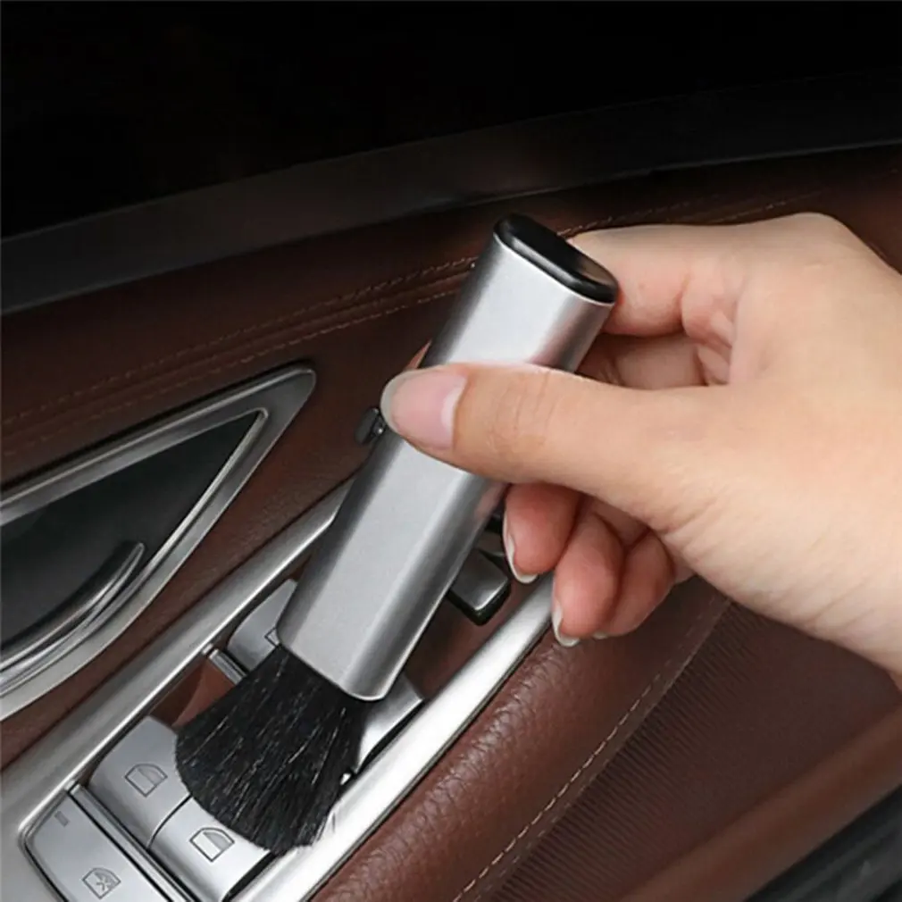 

Car Air Conditioning Air Outlet Cleaning Brush Instrument Panel Seam Air Outlet Cleaning Retractable Brush