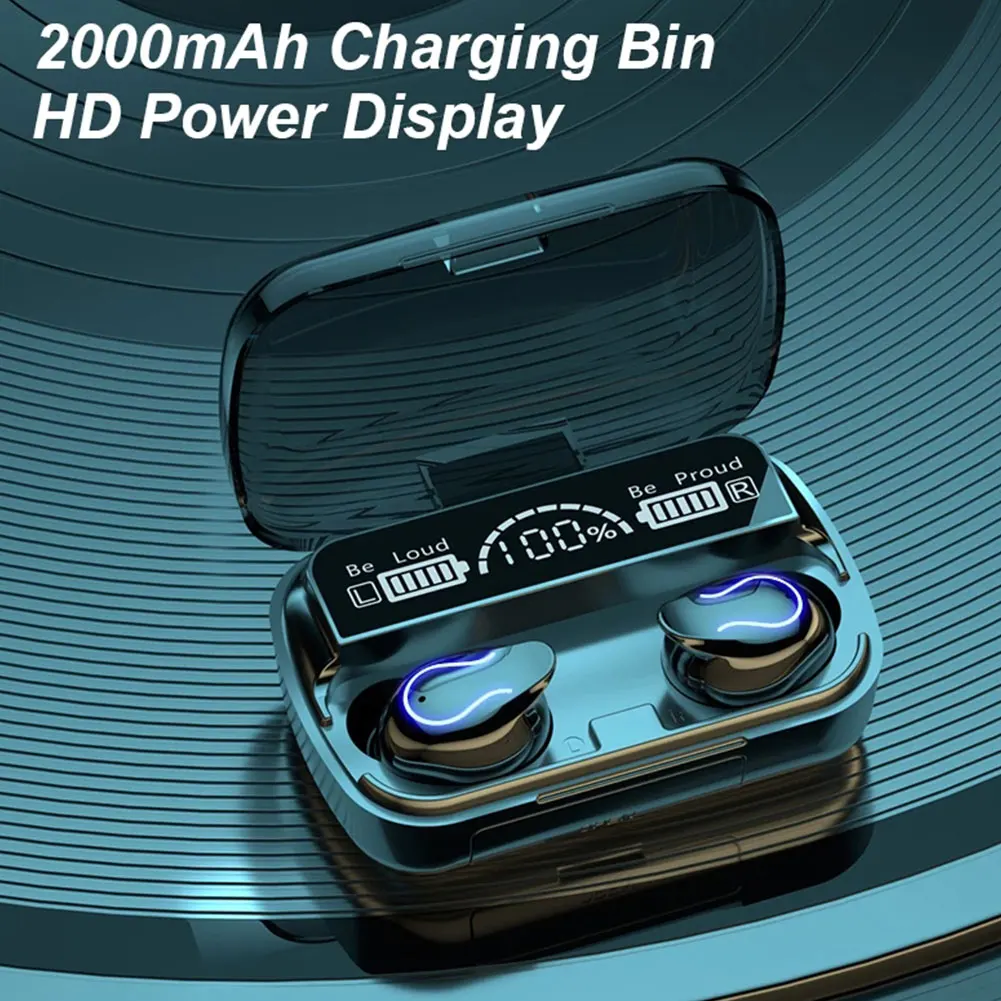 

Q32 Bluetooth Headphones 5.1 Wireless Earphones In-Ear Touch Control Headset IPX7 Waterproof Sports Earbuds With With Microphone