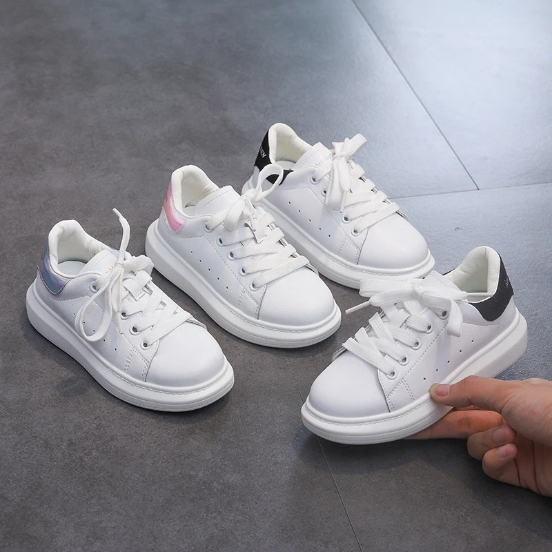 

2021 Children Summer Sandals Loafers Black Tail Home New Fashion Non-slip Casual Shoes Leather Sports Beach Shoes Solid Color