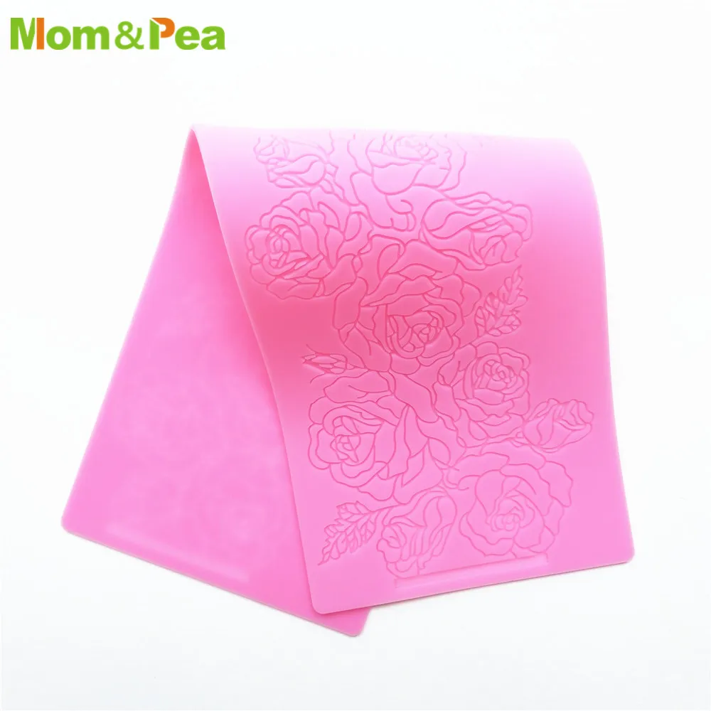 Силиконовая кружевная форма для украшения торта Mom &amp Pea GX288 3D из мастики Пищевая
