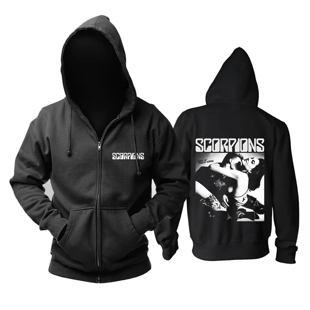 4 designs Vintage Scorpions German Rock Band pollover Sweatshirt Rocker Nice Soft Warm heavy metal hoodies sudadera Punk fleece