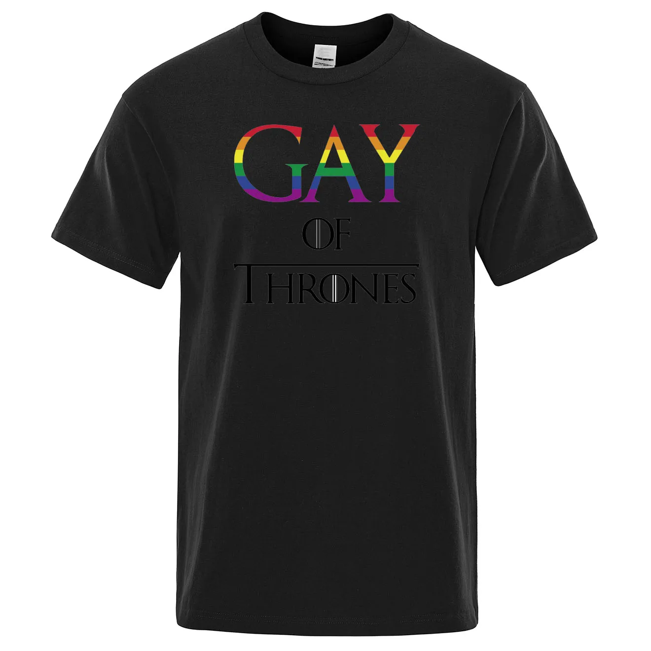 Летние топы 2020 футболка с надписью Gay Pride принтом gay of thrones мужская повседневная