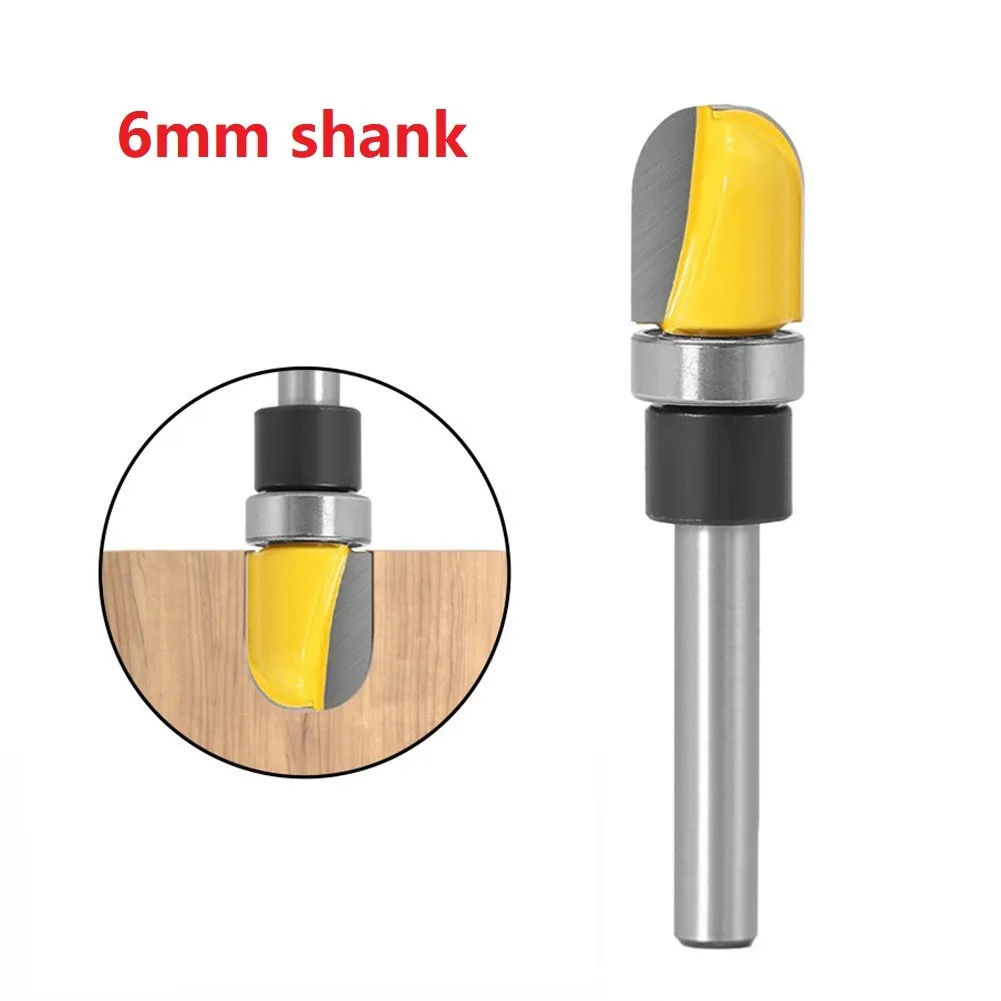 

Template Router Bit Tool Wood Cutting Woodworking YG8 Alloy 1 Pc 6mm Shank