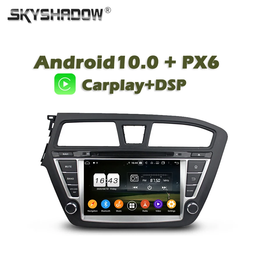 Беспроводной автомобильный DVD плеер Carplay 720P DSP Android 10 0 4 Гб + 128 ГБ GPS карта RDS радио Wi
