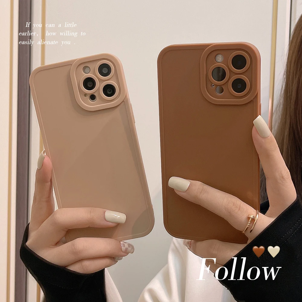 

Gentle Brown Cases For iPhone 13 13mini 13Pro 13ProMax 12 12mini 12Pro 12ProMax 11 11Pro 11ProMax 7 8 7Plus 8Plus X XSMAX XR