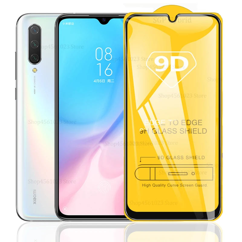 Защита экрана для Xiaomi Mi A3 Lite A3Lite 9D закаленное стекло CC9 e CC9e защитное с полным