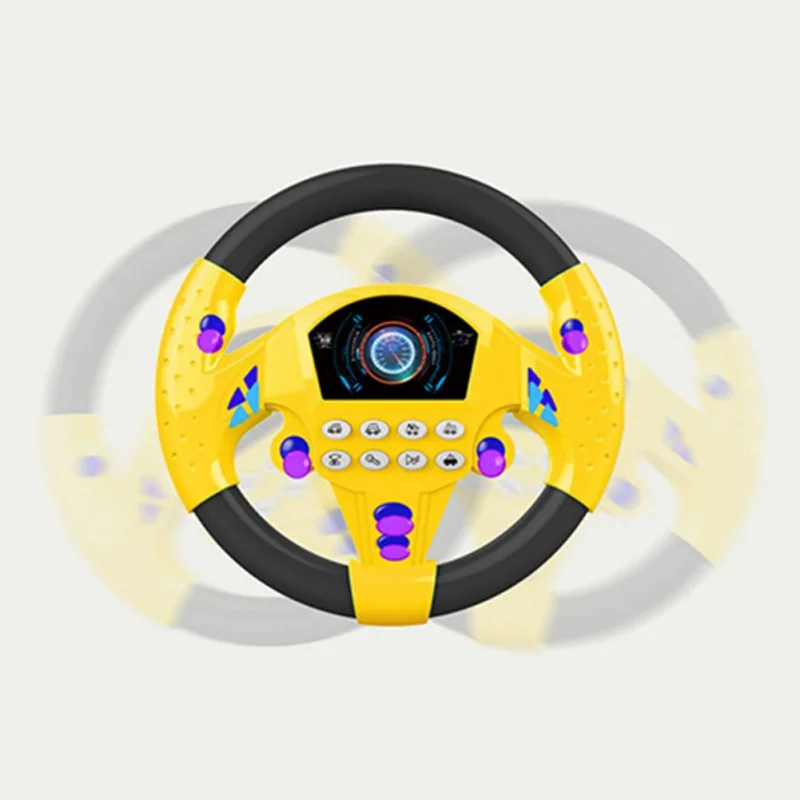 

Children Musical Toys Developing Educational Toys Simulation Steering Wheel with Light Early Education Sounding Toy For Kids